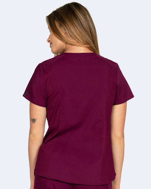 Zoe Alexandra 1148 Soho Side Knit Top Wine