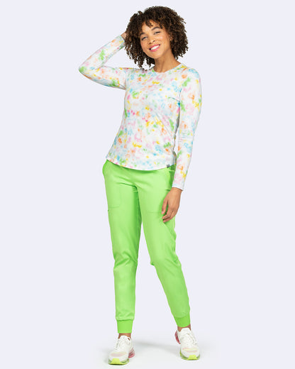 Ava Therese 1155 Bella Brushed Knit Printed Tee Brights Tee