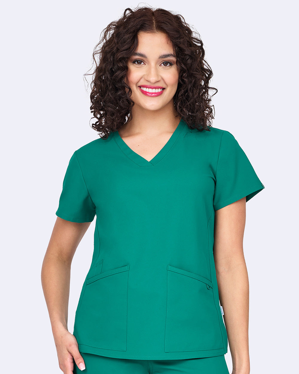 Studio 1165 Focus V-Neck Top Hunter