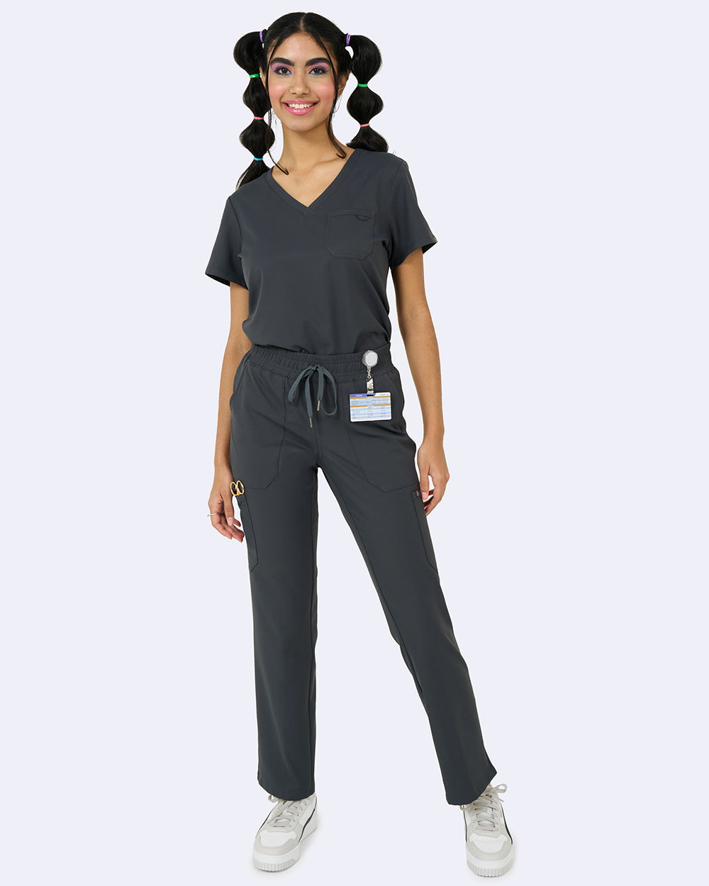 Zavate Elevate Tuck-In Top Style 1169 in color Pewter Image 3