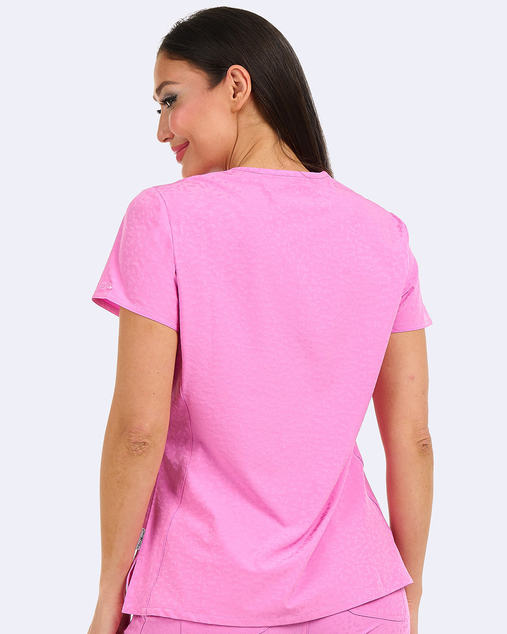 Ava Therese 1171 Lynx Jacquard Top Jaquard Bubble Gum