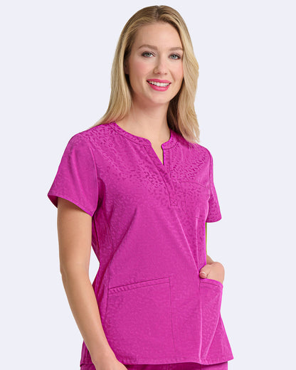 Zavate Lynx Jacquard Top Style 1171 in color Magenta Image 1