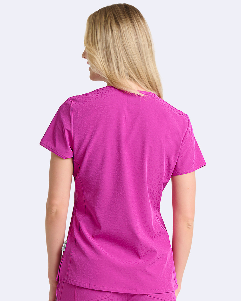 Zavate Lynx Jacquard Top Style 1171 in color Magenta Image 2