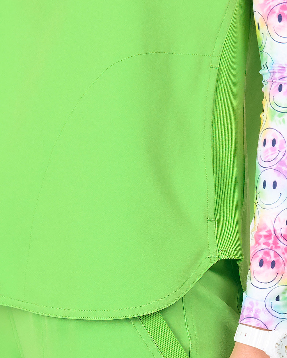 Ava Therese 1176 Piper Tuck In Top Electric Green