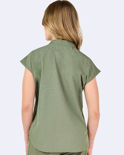 Ava Therese 1176 Piper Tuck In Top Olive