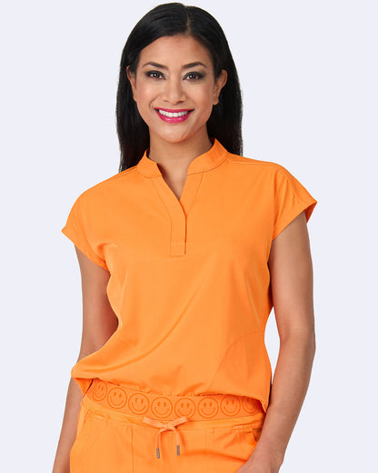 Ava Therese 1176 Piper Tuck In Top Orange Glow