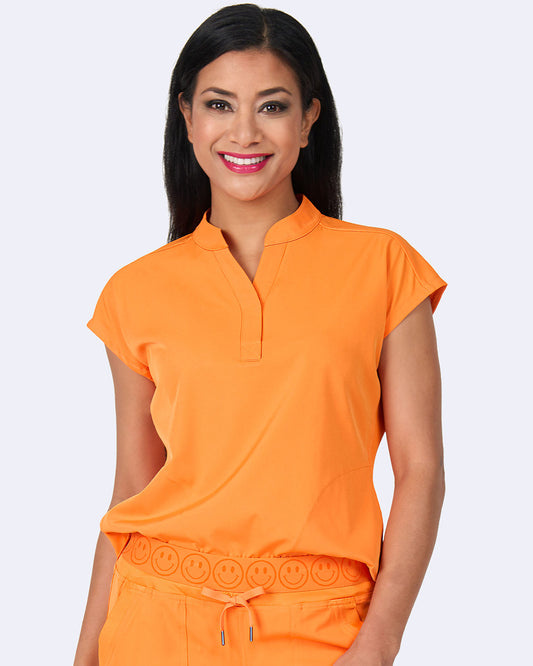 Ava Therese 1176 Piper Tuck In Top Orange Glow