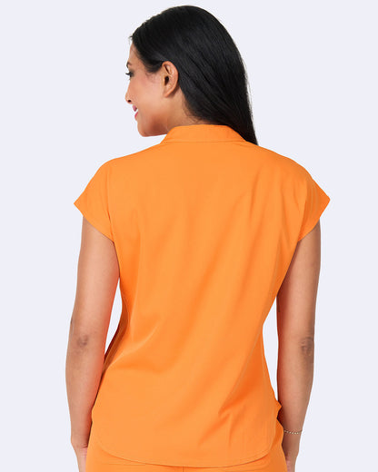 Ava Therese 1176 Piper Tuck In Top Orange Glow