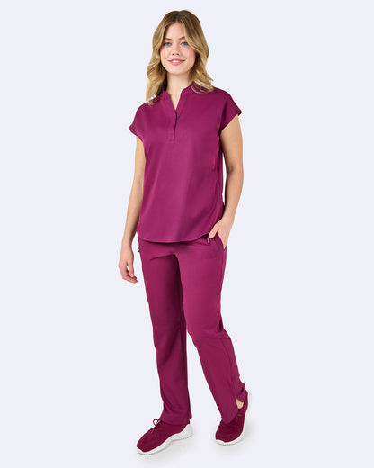 Zavate Piper Tuck In Top Style 1176 in color Wine Image 4