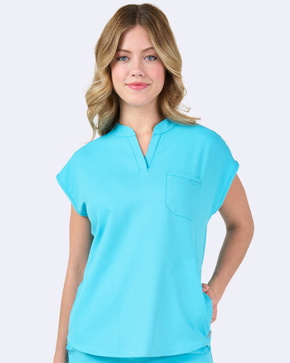 Zavate Dynamic Top Style 1189 in color Turquoise Image 1