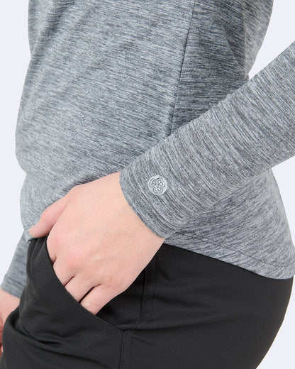 Ava Therese 1193 Tiffany Knit Tee Heather Grey