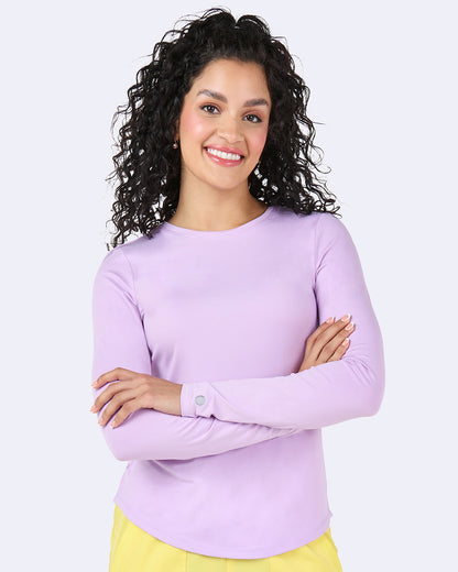 Zavate Tiffany Knit Tee Style 1193 in color Sugar Plum Image 1