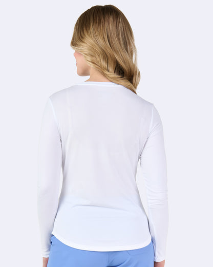 Ava Therese 1193 Tiffany Knit Tee White