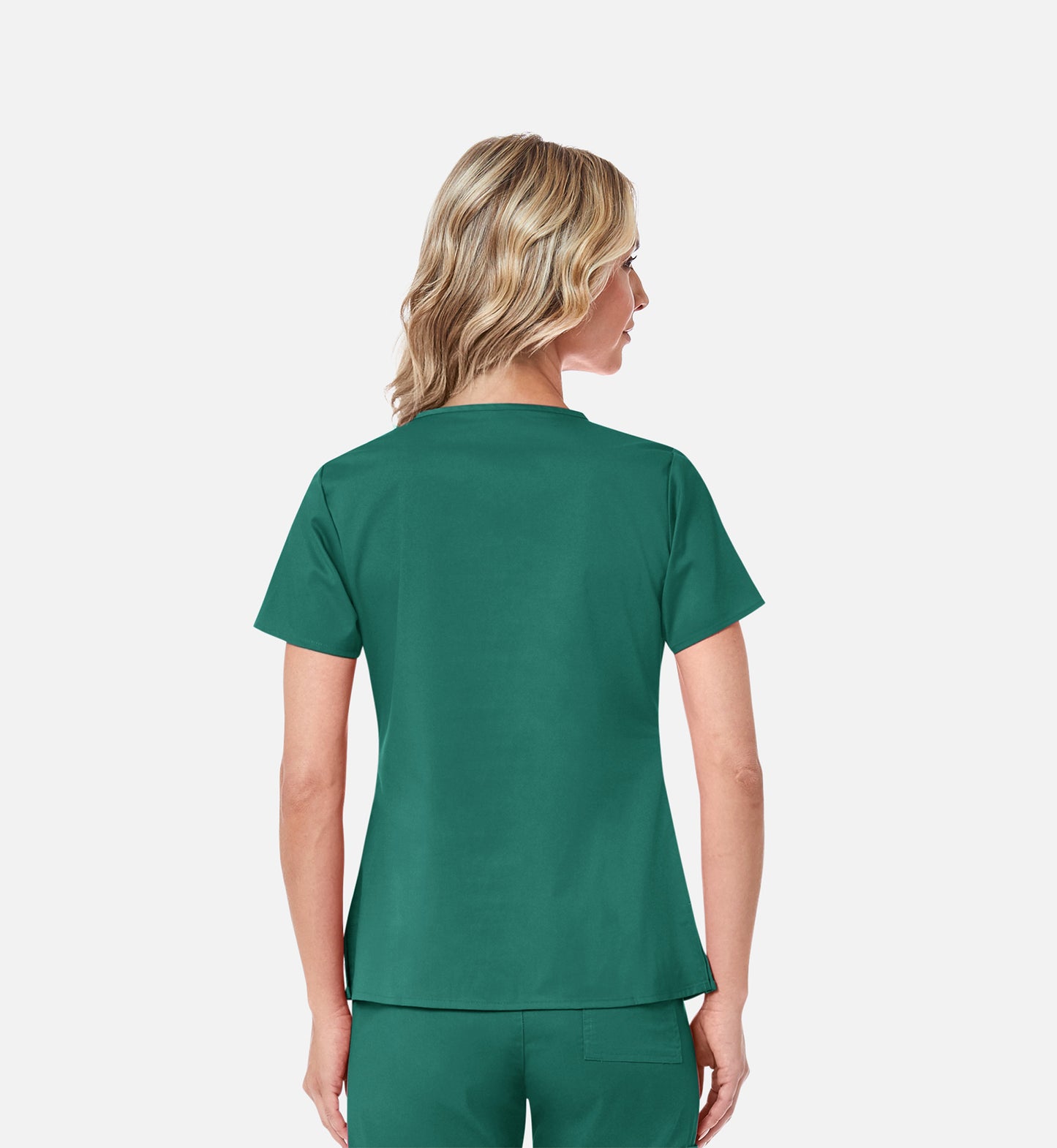 Blossom 1202 3 Pocket V-Neck Top Hunter