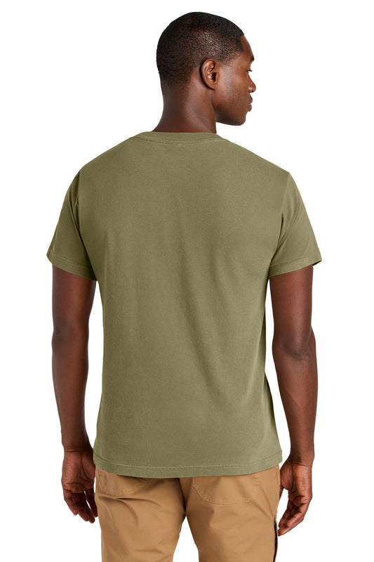 American Apparel Unisex Heavyweight Cotton Garment-Dyed Tee 1301GD Faded Army