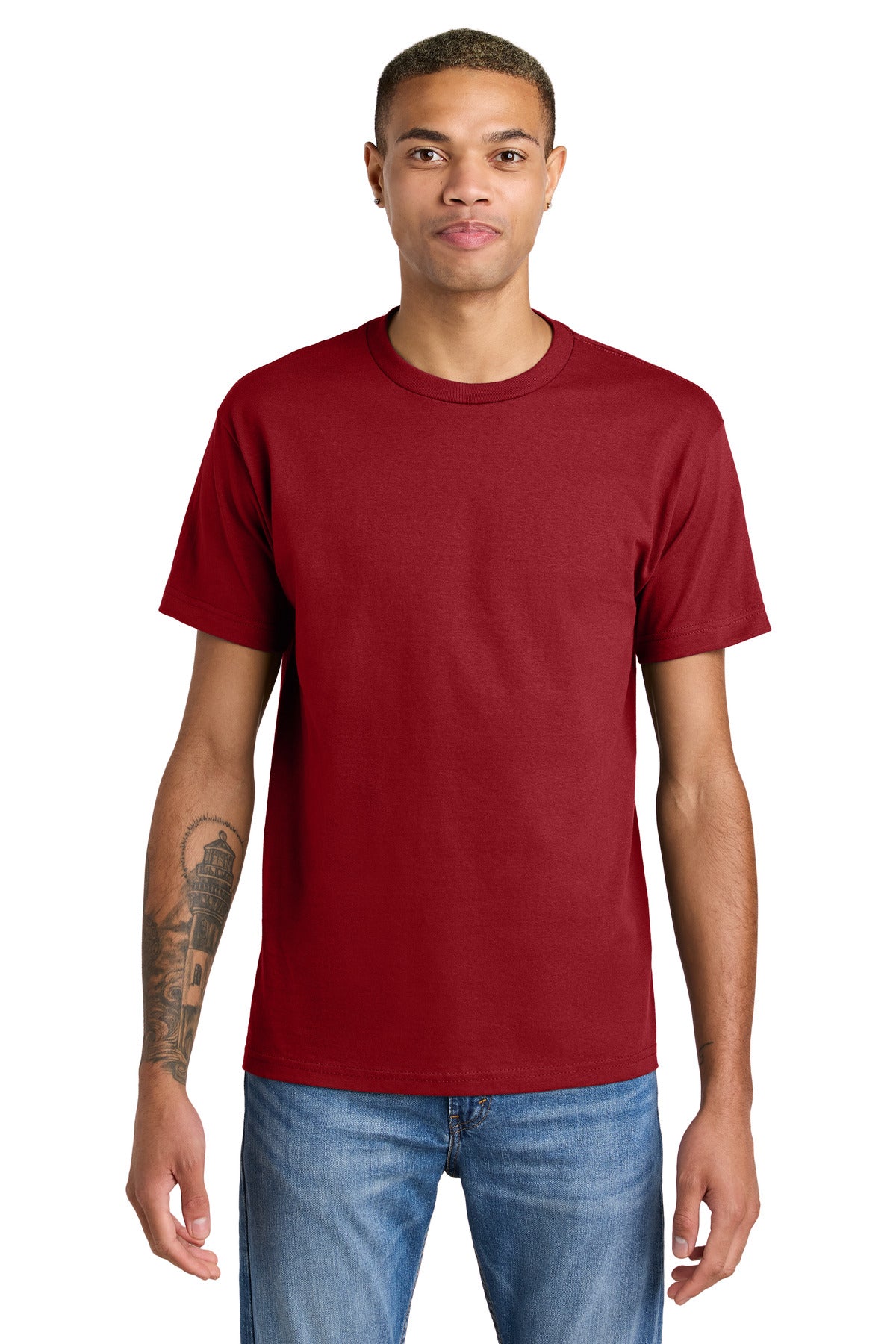 American Apparel Unisex Heavyweight T-Shirt 1301 Cardinal