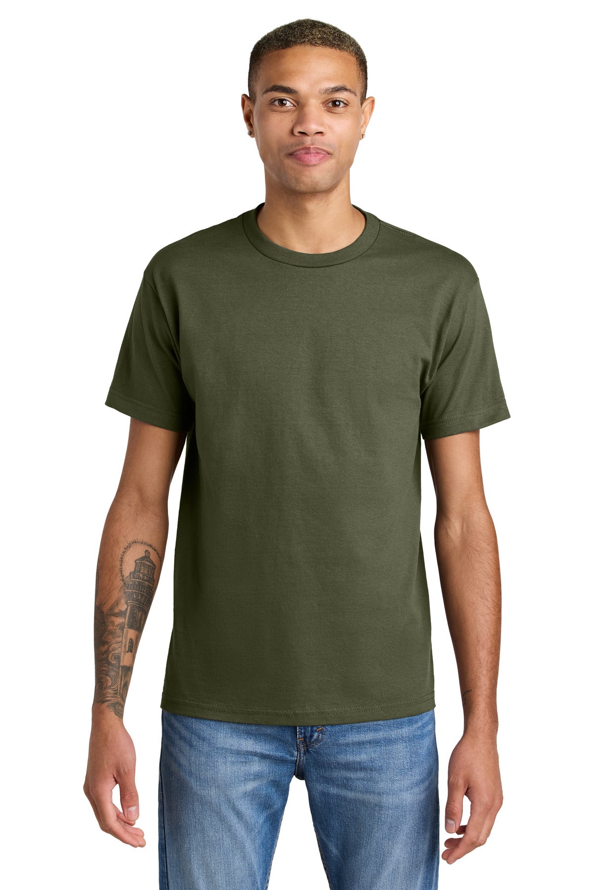 American Apparel Unisex Heavyweight T-Shirt 1301 Military Green
