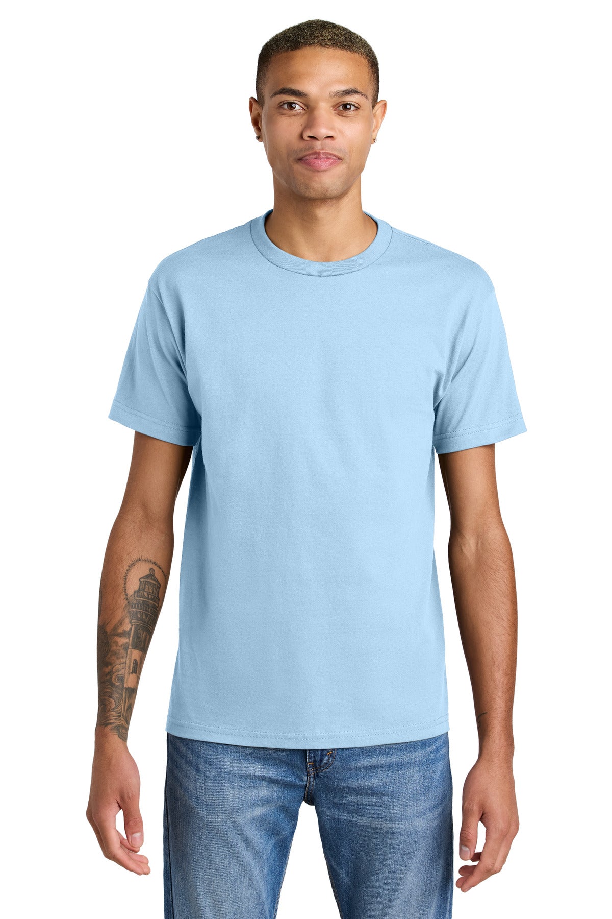 American Apparel Unisex Heavyweight T-Shirt 1301 Powder Blue