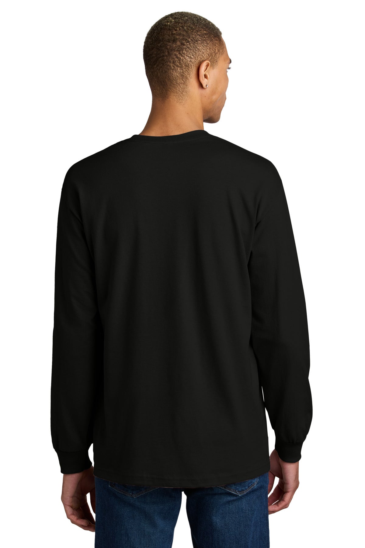 American Apparel Heavyweight Unisex Long Sleeve T-Shirt 1304 Black