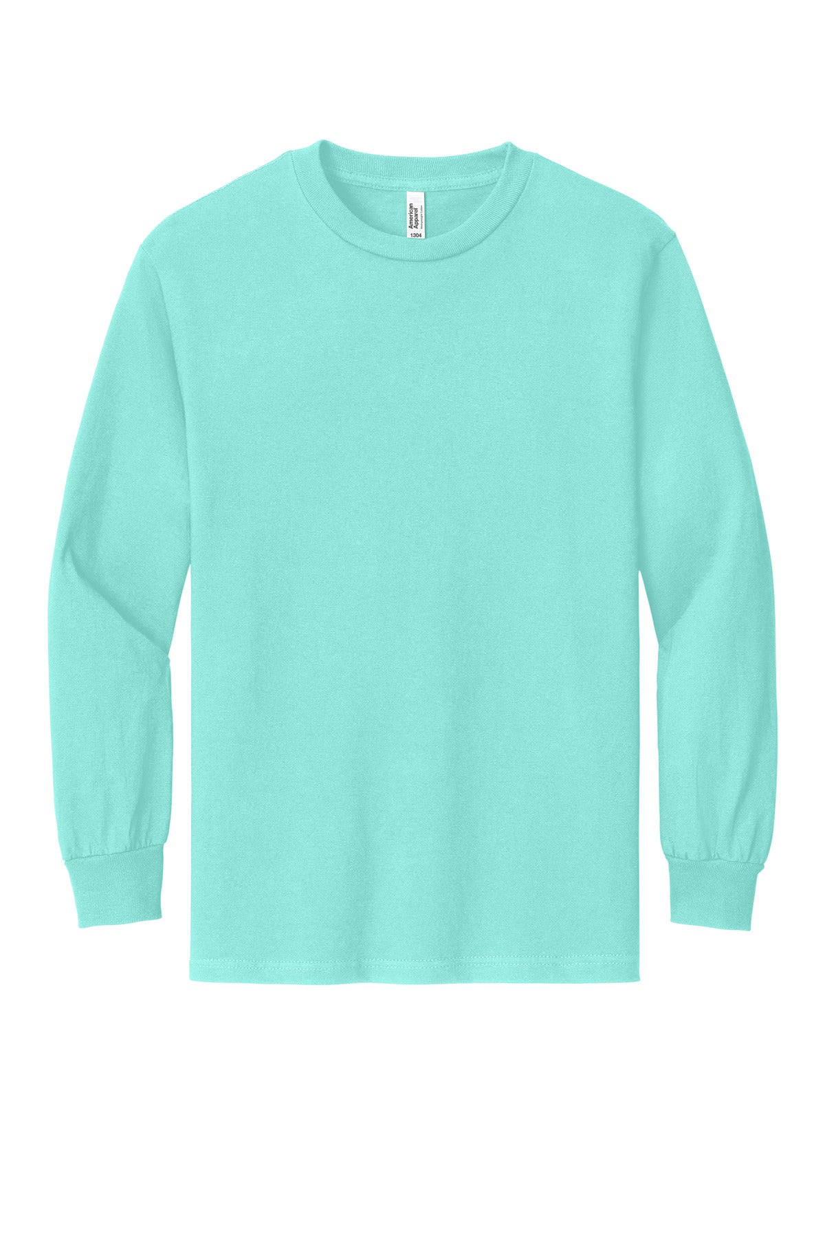 American Apparel Heavyweight Unisex Long Sleeve T-Shirt 1304 Celadon