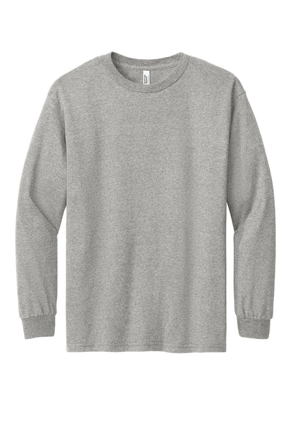 American Apparel Heavyweight Unisex Long Sleeve T-Shirt 1304 Heather Grey