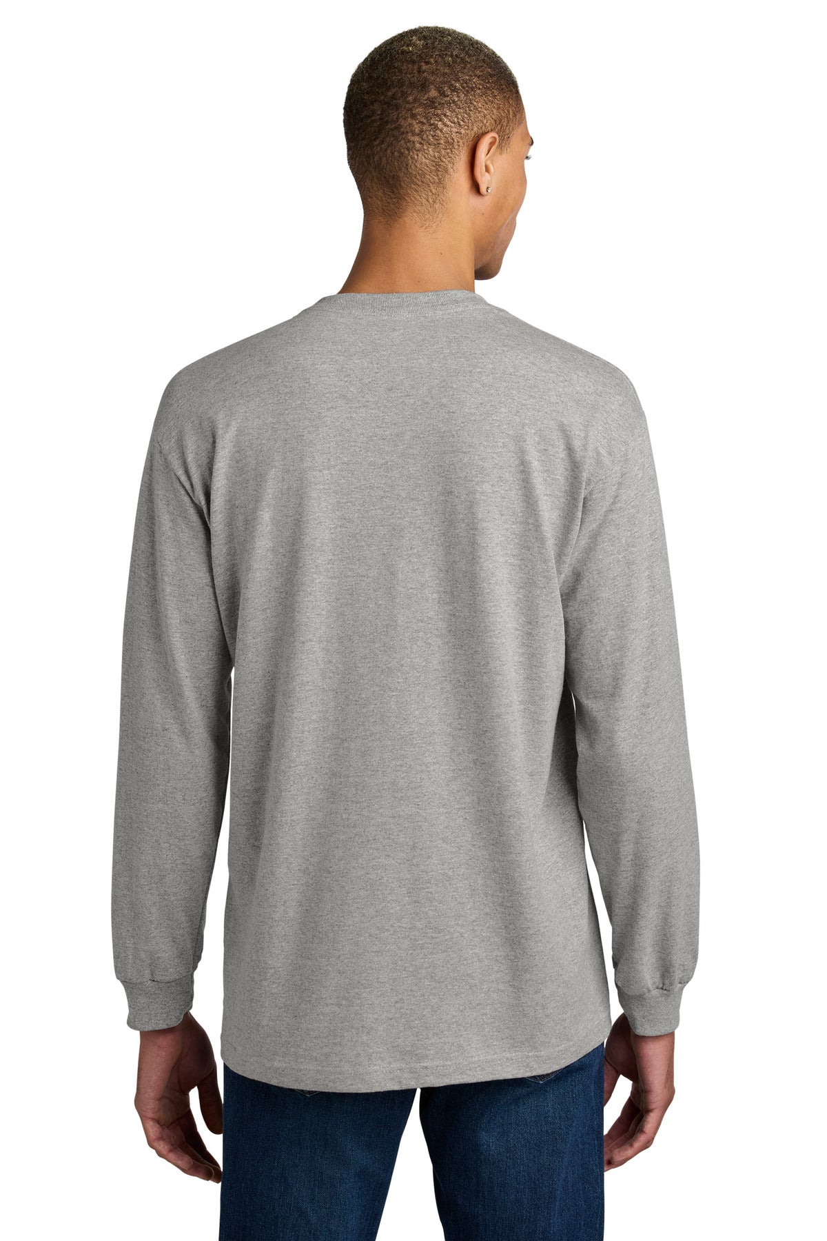 American Apparel Heavyweight Unisex Long Sleeve T-Shirt 1304 Heather Grey