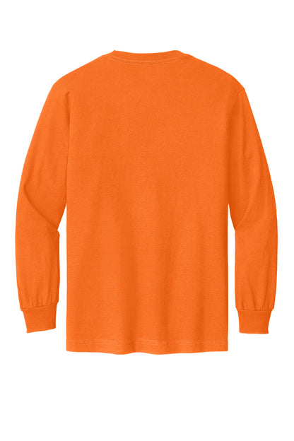 American Apparel Heavyweight Unisex Long Sleeve T-Shirt 1304 Orange
