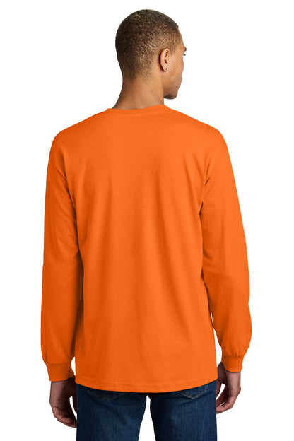 American Apparel Heavyweight Unisex Long Sleeve T-Shirt 1304 Orange