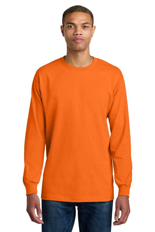 American Apparel Heavyweight Unisex Long Sleeve T-Shirt 1304 Orange