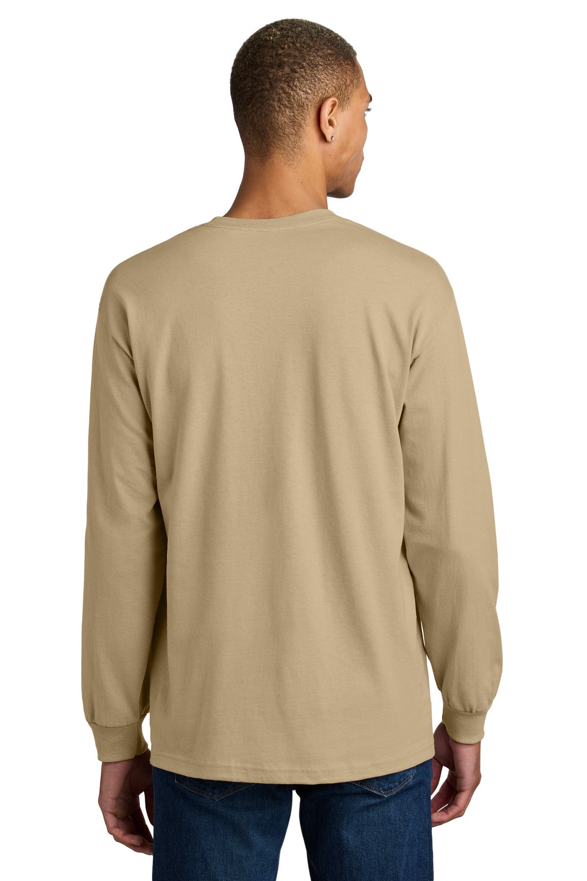American Apparel Heavyweight Unisex Long Sleeve T-Shirt 1304 Sand