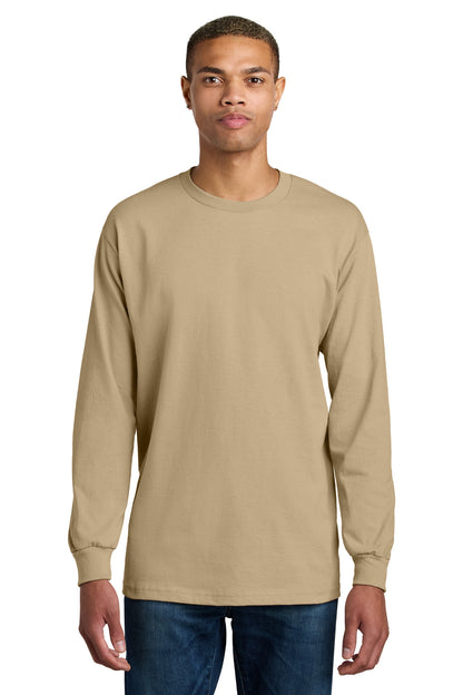 American Apparel Heavyweight Unisex Long Sleeve T-Shirt 1304 Sand