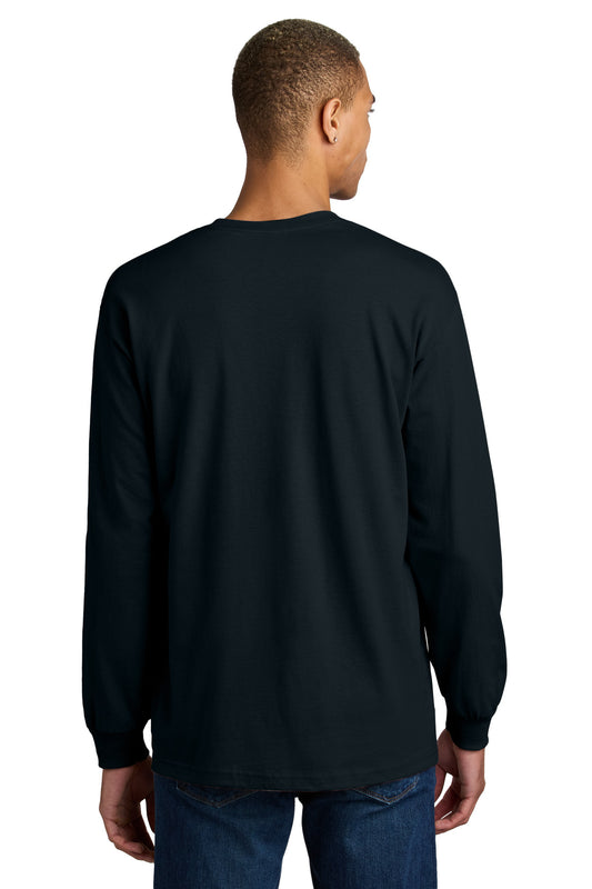 American Apparel Heavyweight Unisex Long Sleeve T-Shirt 1304 True Navy