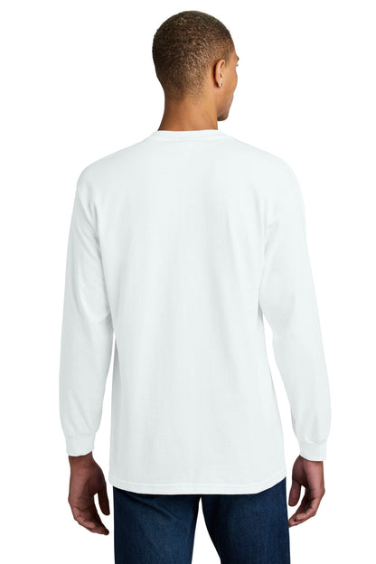 American Apparel Heavyweight Unisex Long Sleeve T-Shirt 1304 White