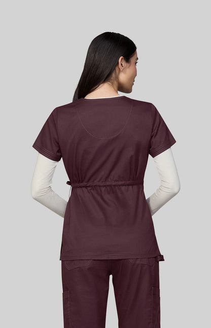 Classics Katelyn Women's 2-Pocket Scrub Top Cognac