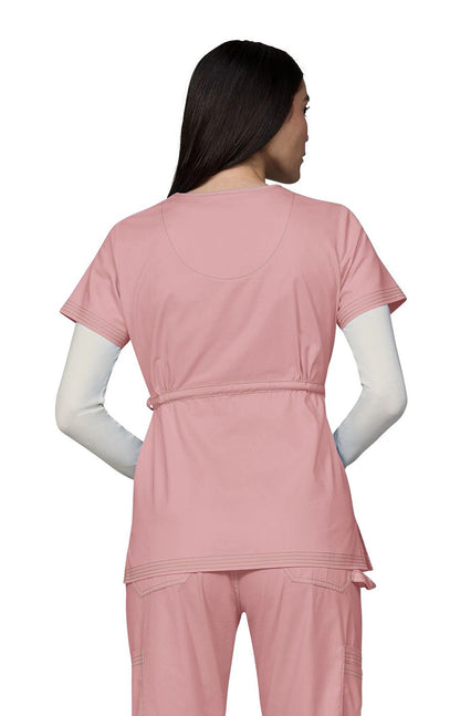 Classics Katelyn Women's 2-Pocket Scrub Top Ballet Rose