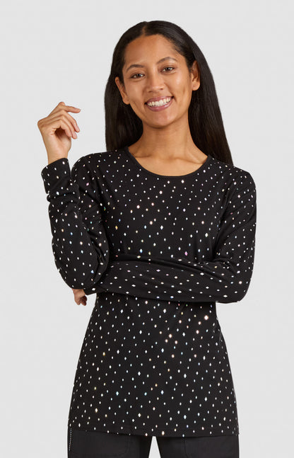 Lite 167PR Tessa Tee Iridescent Diamond Pattern