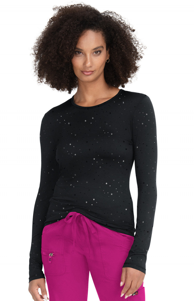 Lite 167PR Tessa Tee Starry Galaxy Black Foil