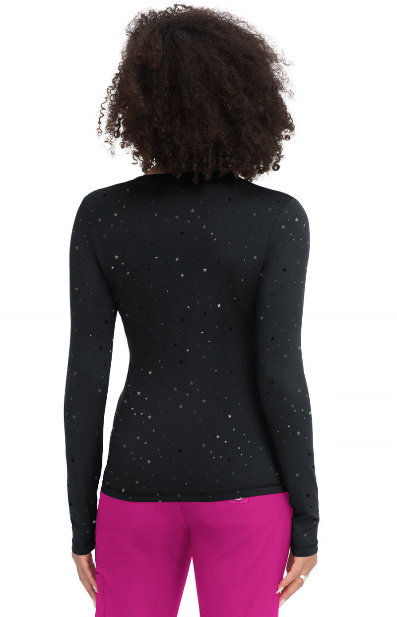 Lite 167PR Tessa Tee Starry Galaxy Black Foil