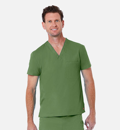 Redpanda 1706 Unisex V-Neck Top Olive