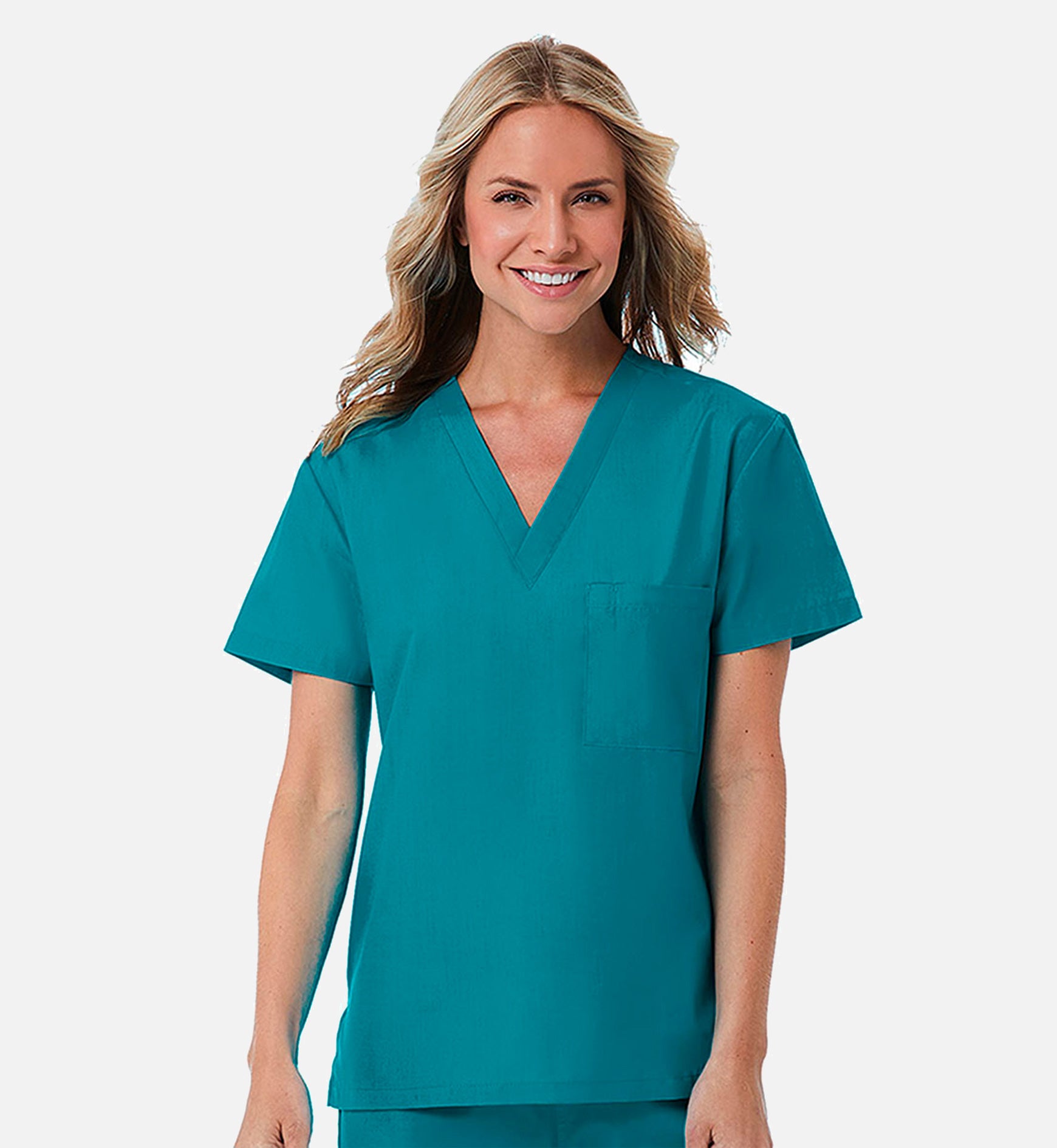 Redpanda 1706 Unisex V-Neck Top Teal