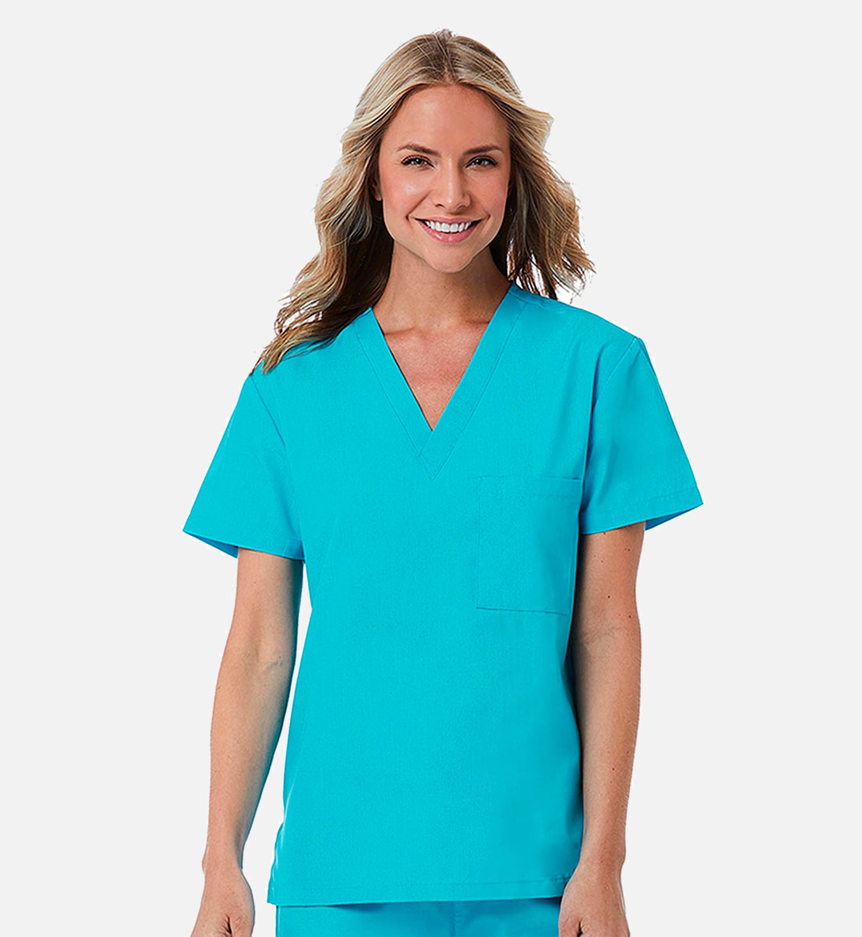 Redpanda 1706 Unisex V-Neck Top Turquoise