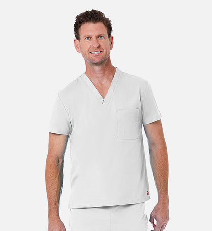 Redpanda 1706 Unisex V-Neck Top White