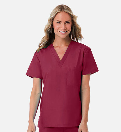 Redpanda 1706 Unisex V-Neck Top Wine