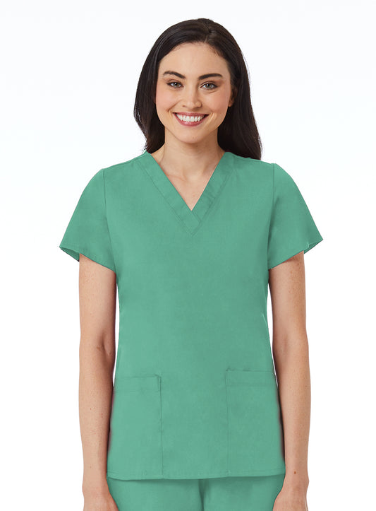 RedPanda 1716 Women’s V-Neck Top Surgical Green