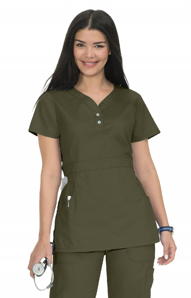 Classics 175 Justine Top Olive Green