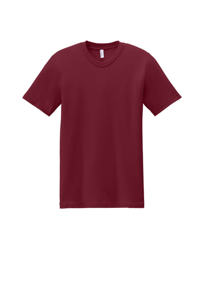 American Apparel  Fine Jersey Unisex T-Shirt 2001 Cranberry