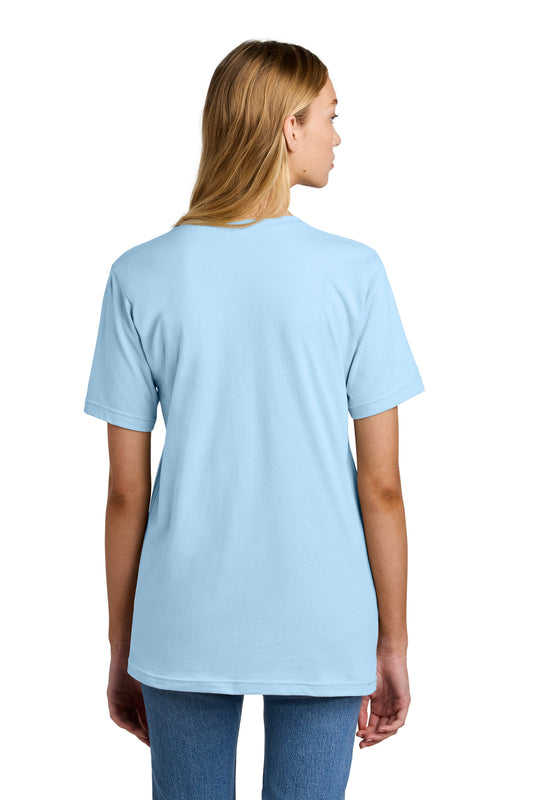 American Apparel  Fine Jersey Unisex T-Shirt 2001 Powder Blue