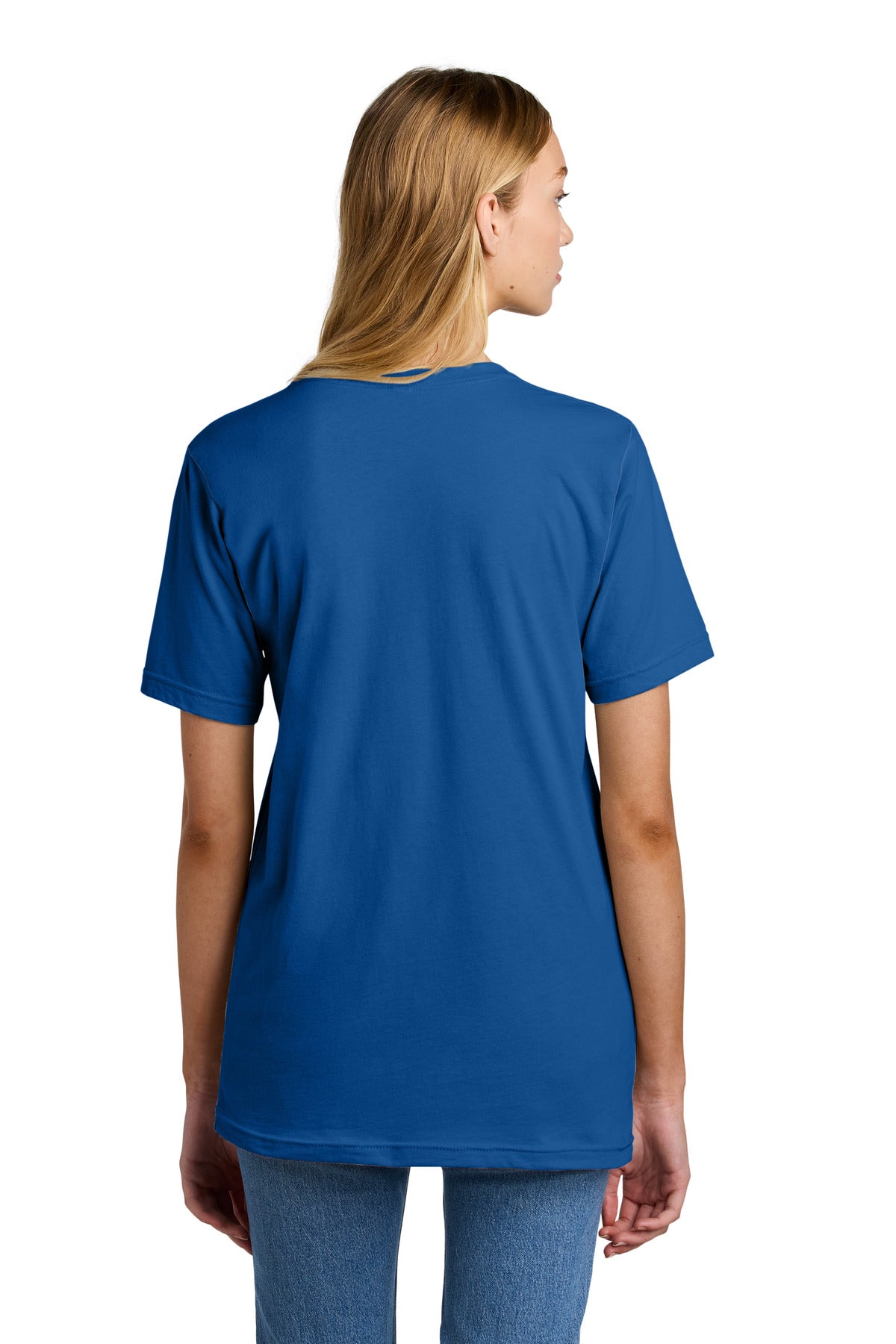 American Apparel  Fine Jersey Unisex T-Shirt 2001 Royal Blue