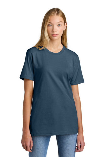 American Apparel  Fine Jersey Unisex T-Shirt 2001 Sea Blue