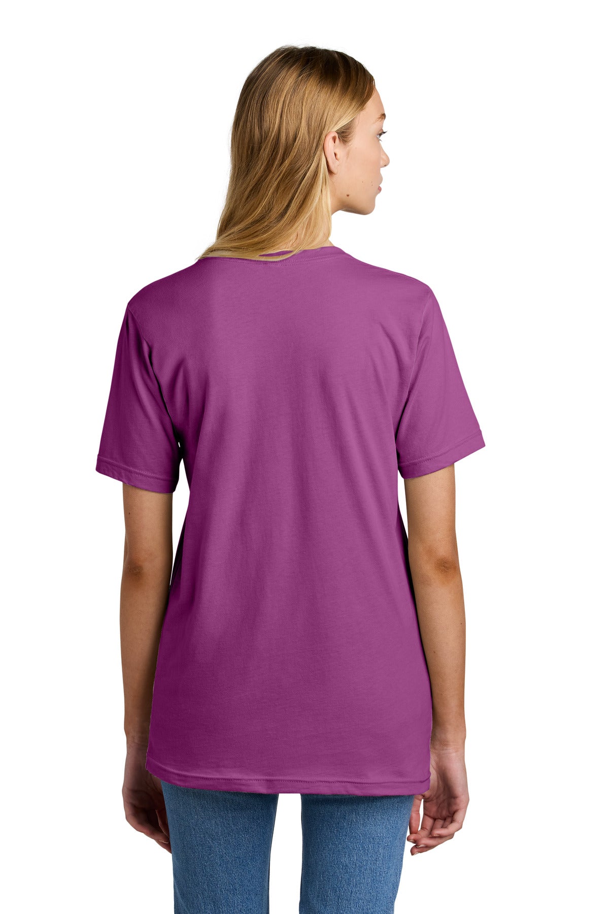 American Apparel  Fine Jersey Unisex T-Shirt 2001 Super Pink